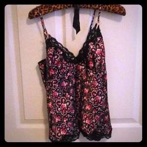 Floral print camesole
